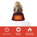 🧣 Faja Cervical Térmica USB: Adiós al Dolor de Cuello con Calor Relajante ✨