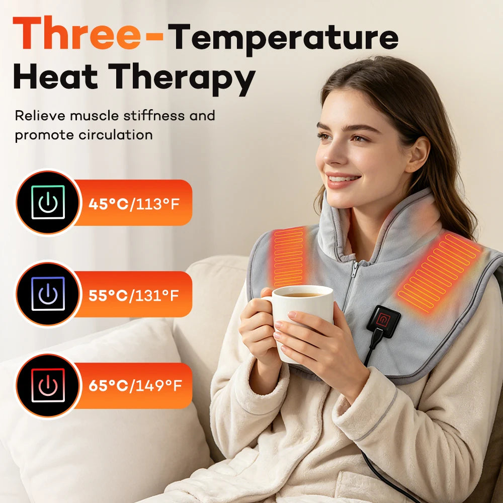 🧣 Chaleco Térmico Cervical y Espalda: Calor Envolvente para Cuello y Hombros ✨