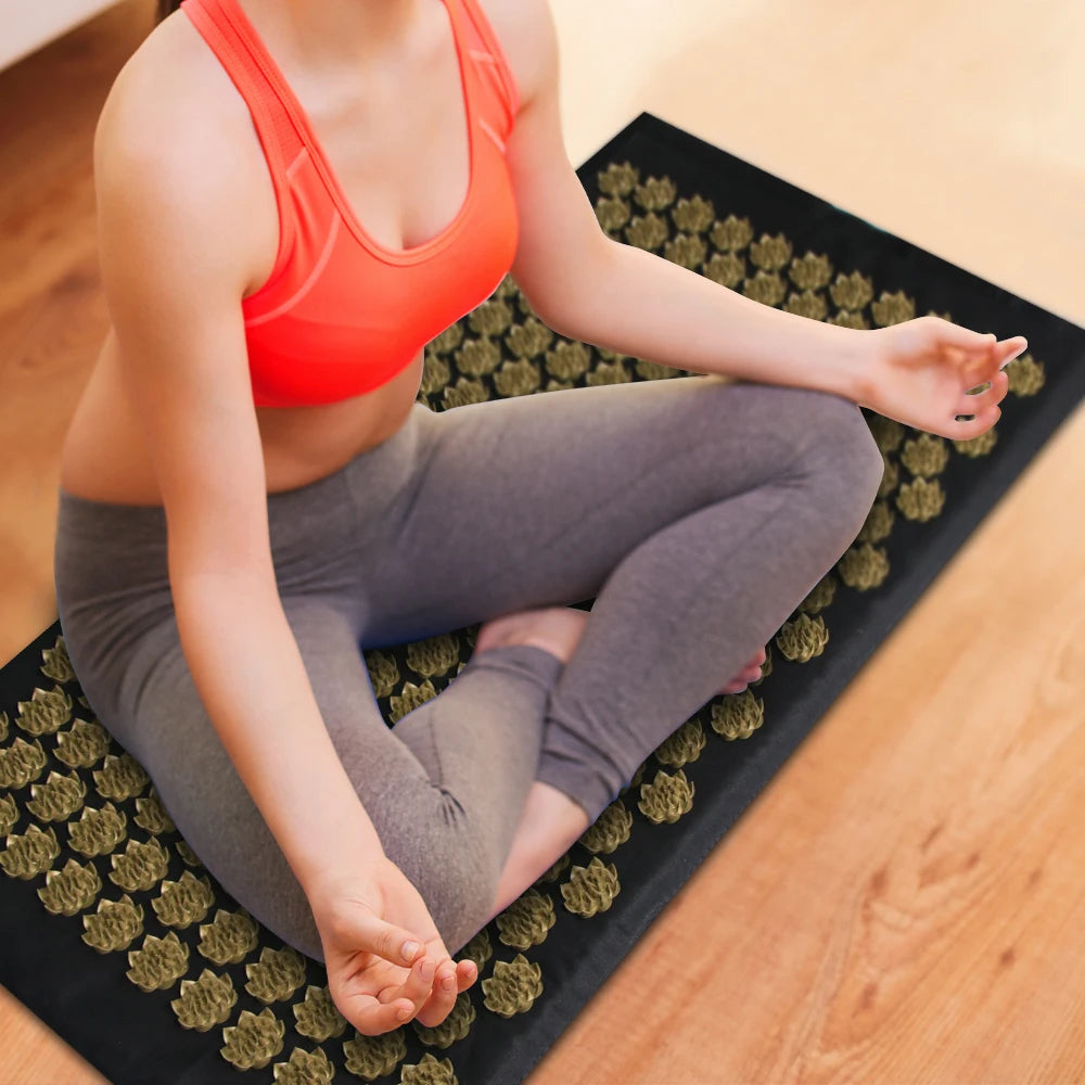 🧘‍♀️ Set de Acupresión y Masaje: Terapia Natural para Espalda y Cuello ✨