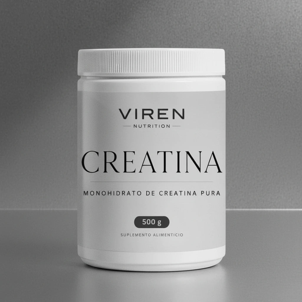 Creatina Monohidratada - 500 g Pura y Micronizada