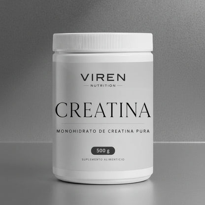Creatina Monohidratada - 500 g Pura y Micronizada